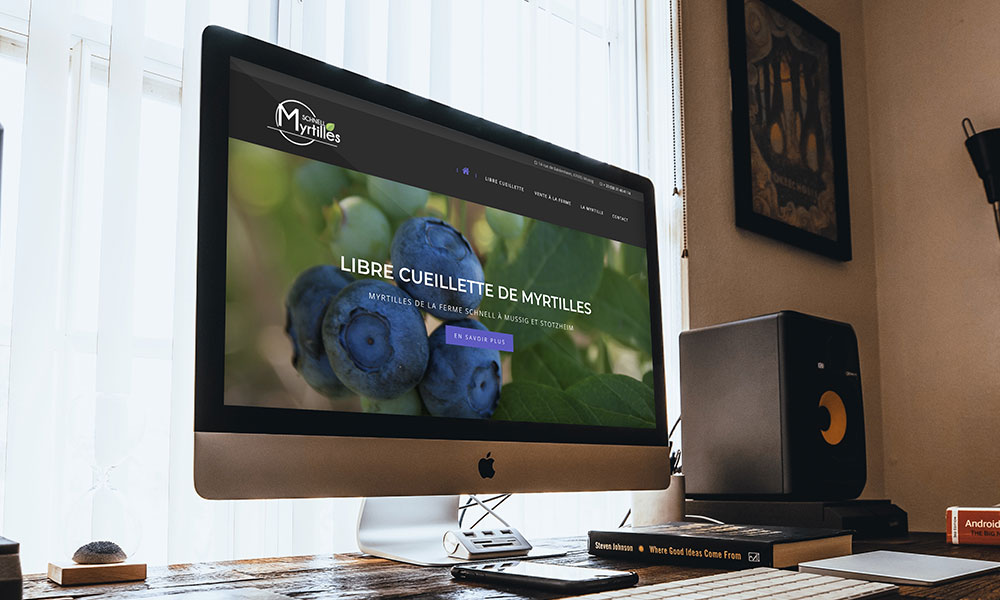 Creation site internet pour Myrtilles Schnell